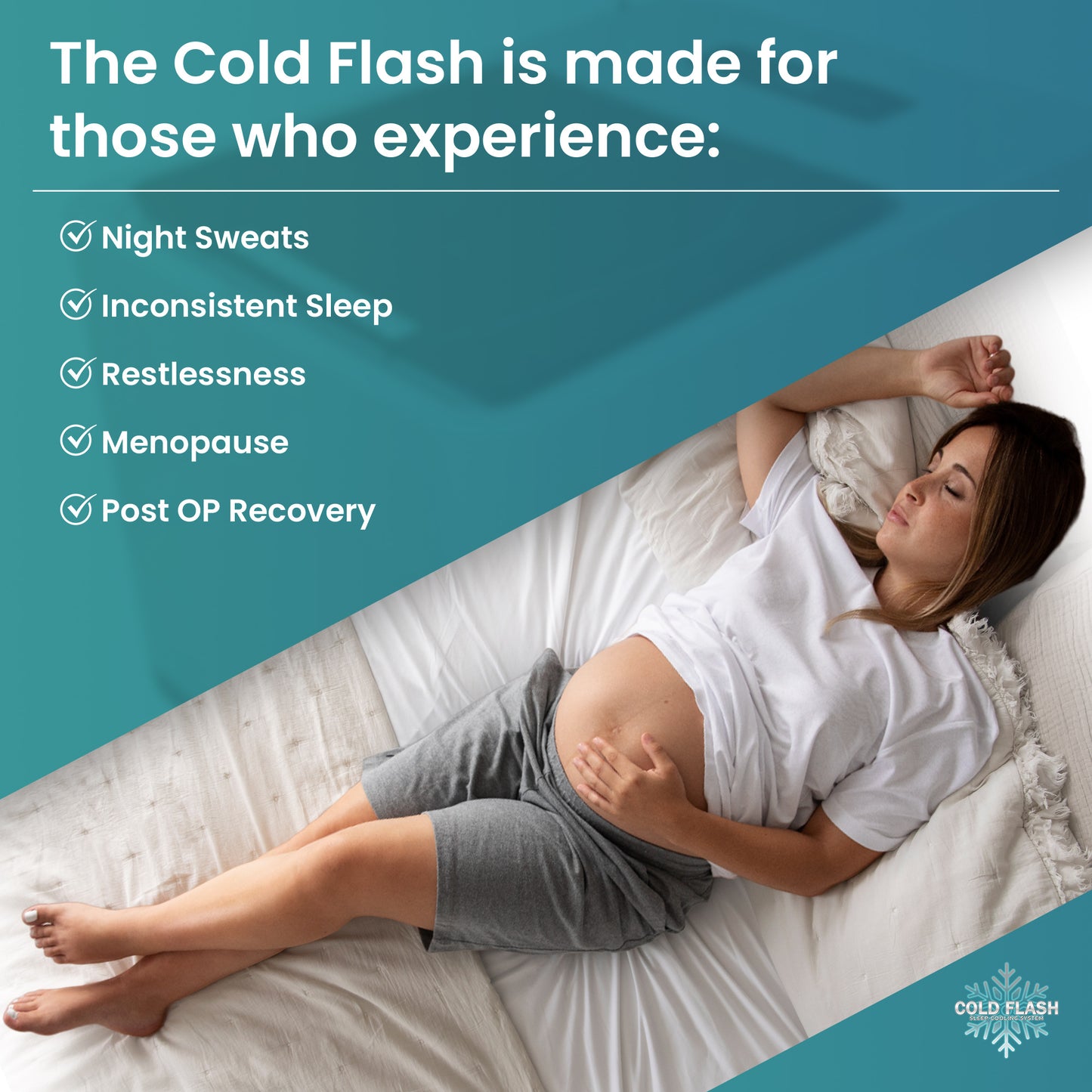 Cold Flash Sleep Cooling System: Powerful Compressor Refrigeration with a Cotton and a PVC Mattress Pad